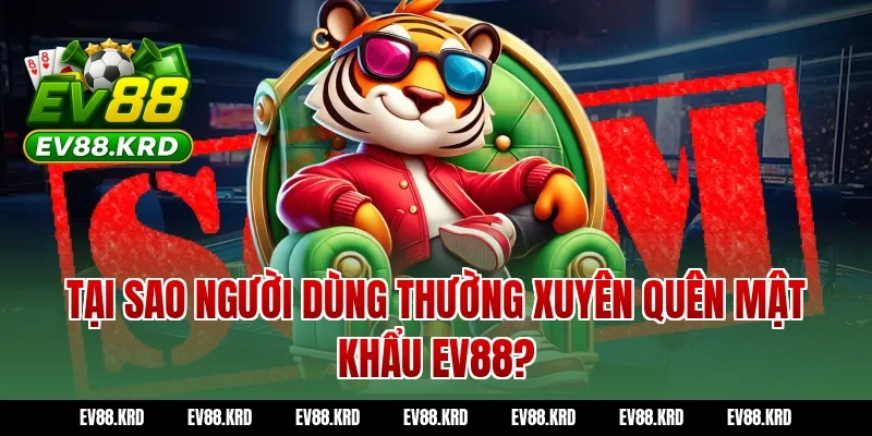 Quên mật khẩu EV88? Hướng dẫn lấy lại nhanh chóng 2026 2 Tại sao người dùng thường xuyên quên mật khẩu EV88?